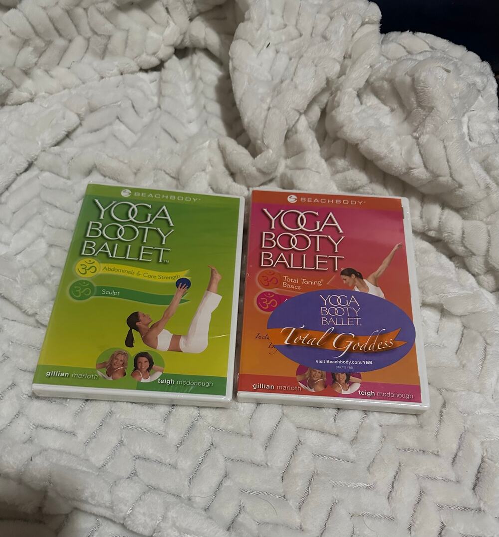 Beachbody Yoga Booty Ballet DVD Set Ab Sculpt Total Goddess New